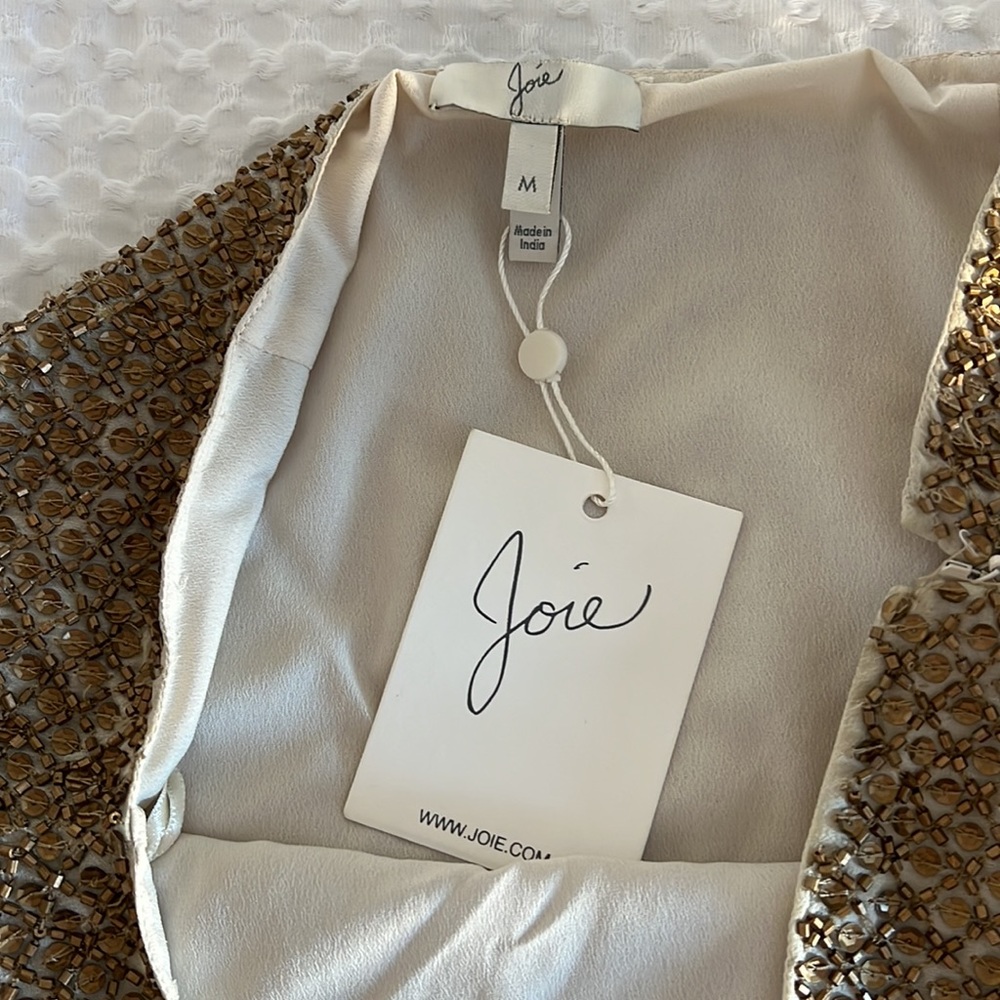 Joie Bricia Beaded gold skirt - Picture 6 of 6